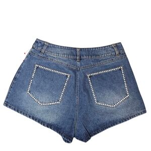 Nasty Gal Stylish Blue Denim Women's Shorts NWT